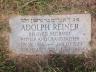 Adolph Reiner, buried Mt Ararat