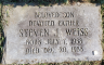 Steven J Weiss, died 1988, buried New Montefiore