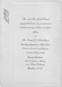 Helen and Ernest Schoenbrun wedding invitation