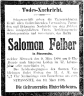 Salomon Felber, nfp