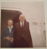 Gussie and Morris Schaeffer, Jan 1965, boarding for Arizona