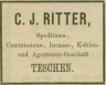 C.J. Ritter in Oesterreichisch-schlesischer Vereins, 1879, p 274