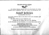 Adolf Jellinek, death notice