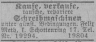 Felix Meth, Schreibmaschinen, Neues Wiener Tagblatt