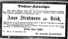 Anna Reich Strassmann todes-anzeige