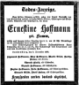 Ernestine Hoffmann geb Flamm