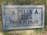 Dr Felix Reiss, buried Ann Arbor