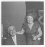 Si and Cousin Bea, Sept 1956