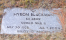 Myron Blackman, Parksville Synagogue Cemetery
