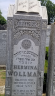 Hermina Wollman, buried Mt Hebron Cemetery in Queens