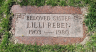 Lilli Reben, buried Rosewood Cemetery